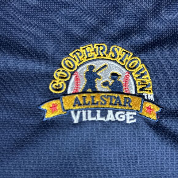 Cooperstown All Star Village Polo Tshirt Adult Large Baseball Sports - Picture 2 of 8